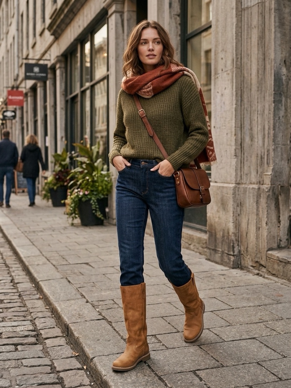Roots Brown Leather boots